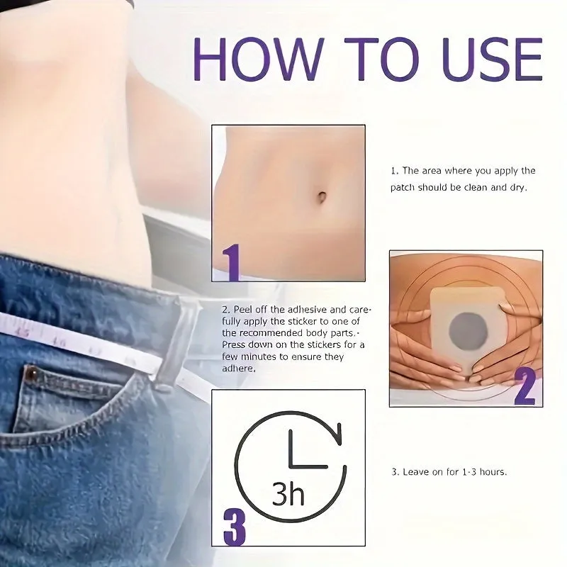 30pcs Body Shaping Stickers for Firming Belly and Arms
