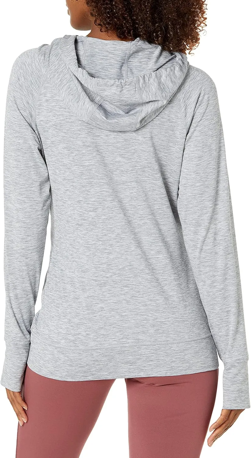 Amazon Essentials Women's Brushed Tech Stretch Full-Zip Hoodie