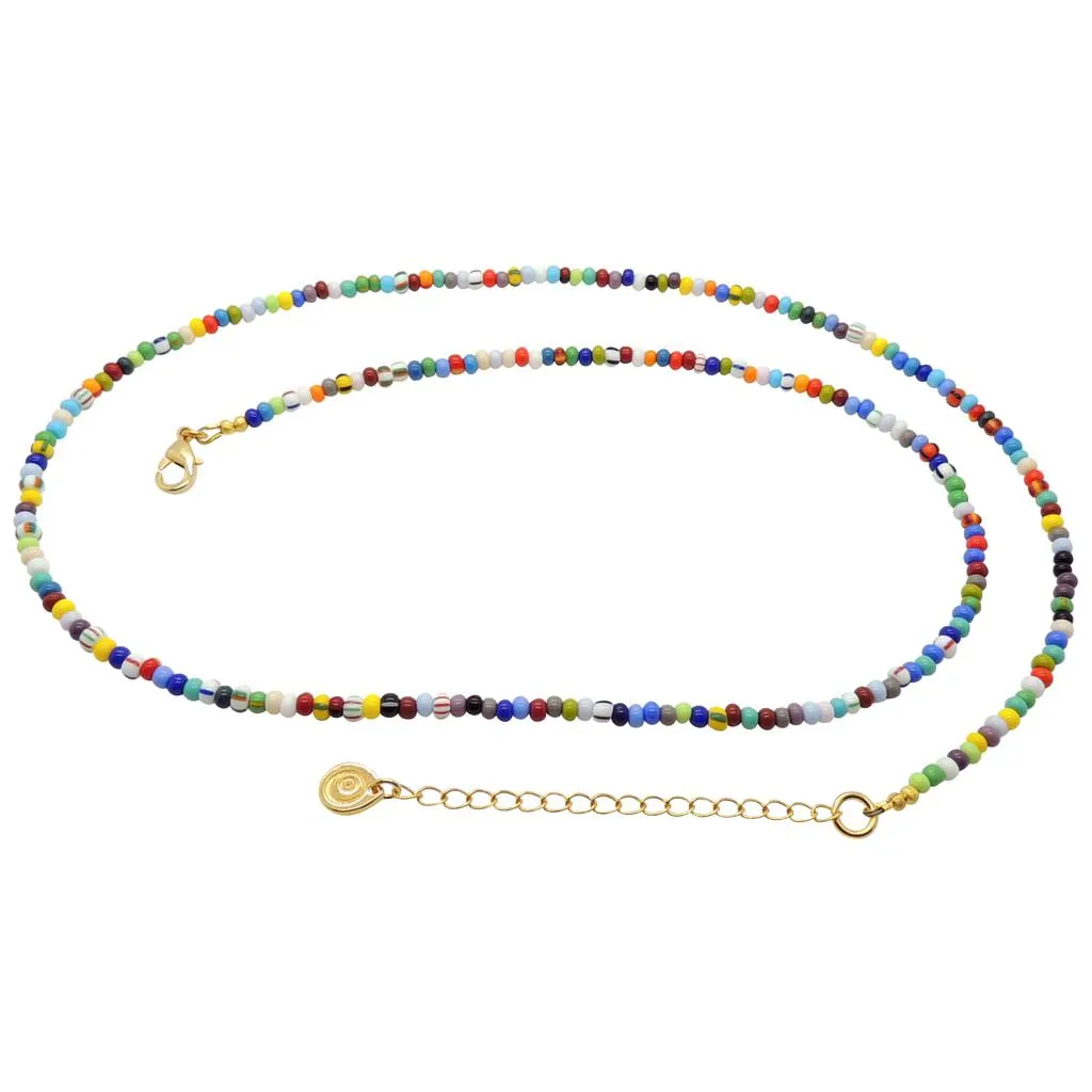 Balagan Multicolour Glass Bead Belly Chain