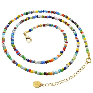 Balagan Multicolour Glass Bead Belly Chain