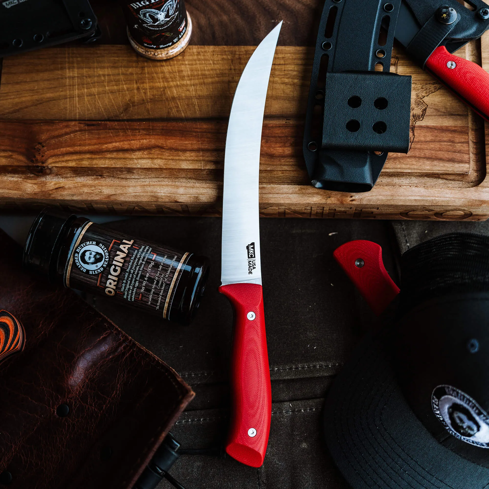 BREAKING BUTCHER KNIFE - RED