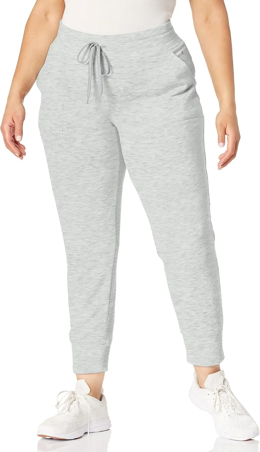 Danskin Women's Drawstring Waist Jogger Sweatpants