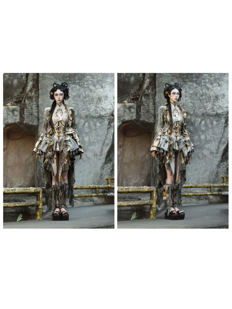 Fishbone Tassel Elastic Waist Cinching Waist Cincher【s0000006635】