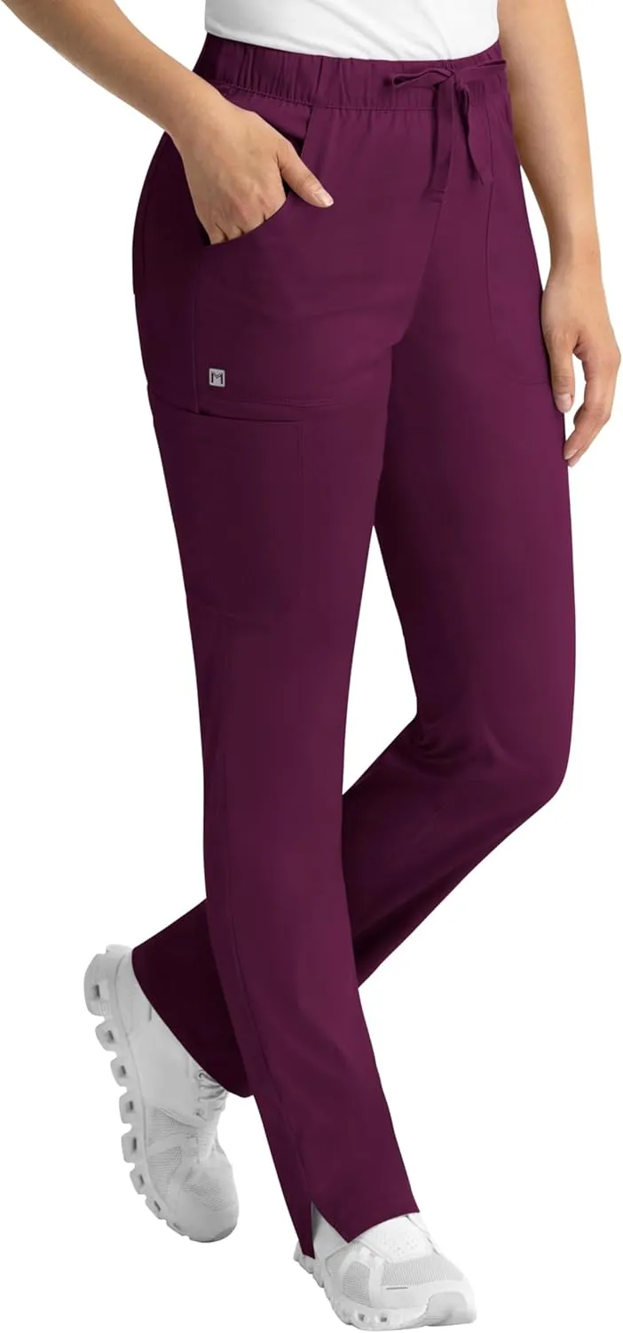 Maevn Matrix Full Elastic Waistband Cargo Scrub Pant
