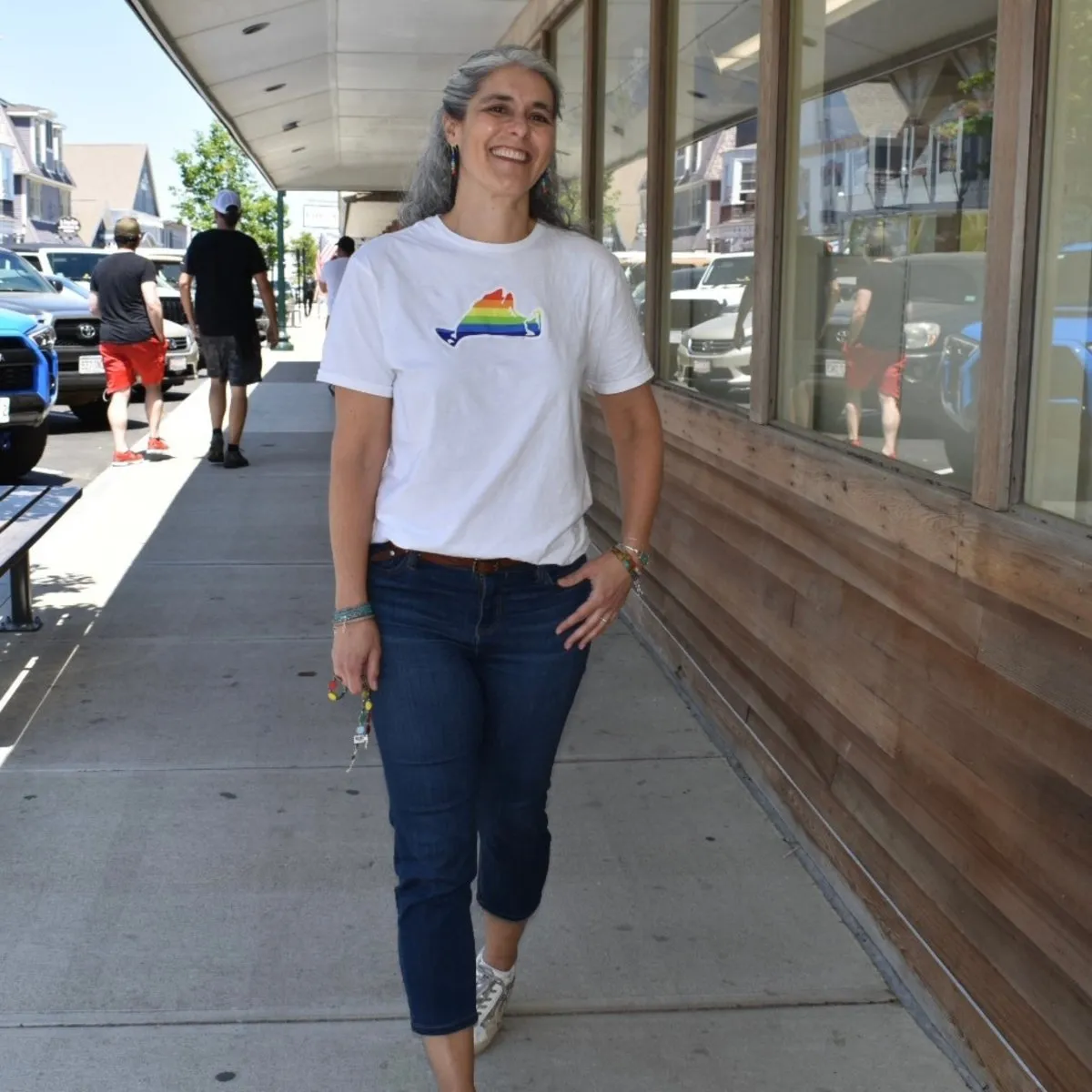 Martha's Vineyard Pride, Rainbow Island Graphic T-Shirt