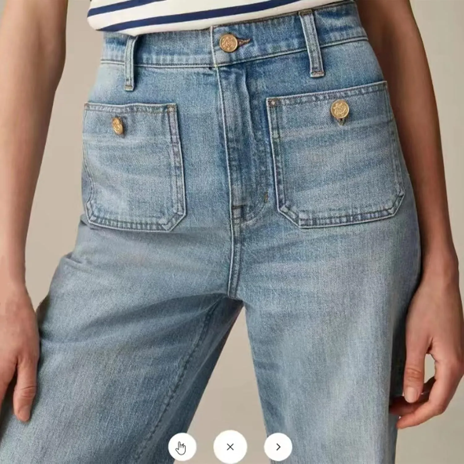 Oprah's Favorite - Tummy Control Sailor Wide Leg Trouser,Chiccurva Wide Leg Jeans,Oprah's Favorite Pants