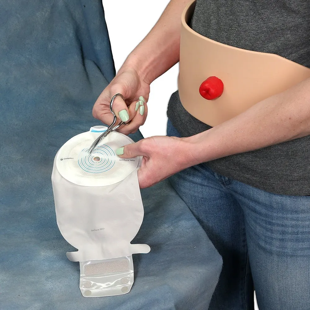 Ostomy Pouching Trainer, Dark Skin