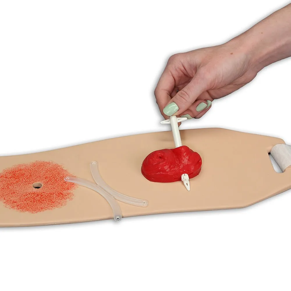 Ostomy Pouching Trainer, Dark Skin