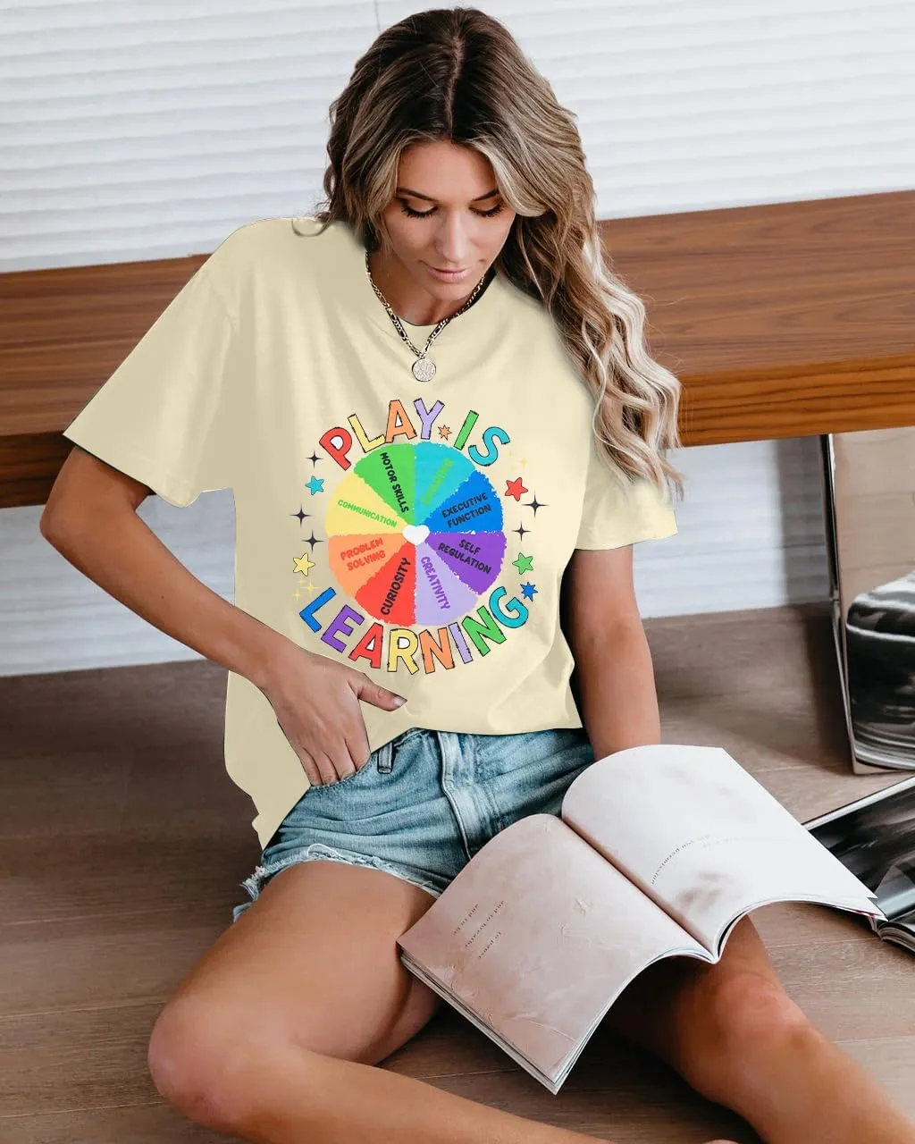 Play is Learning Tshirts Women Kindergarten Teacher Shirts Teacher Appreciation Tops