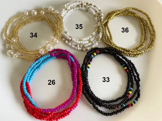 Slimming Elastic Waist Beads - African Waist Beads