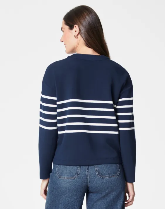 SPANX AirEssentials Cardigan Stripe