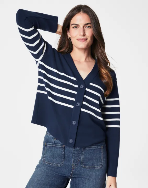 SPANX AirEssentials Cardigan Stripe