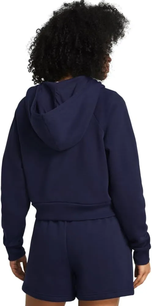 Under Armour Women's Rival Fleece Cropped Full Zip