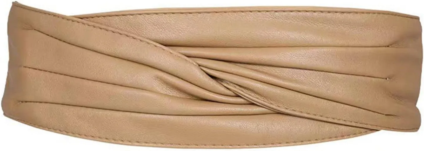 Women Retro Wide Corset Belt Obi Belt Waist Cinch Belts Fit Waist 26"-31"