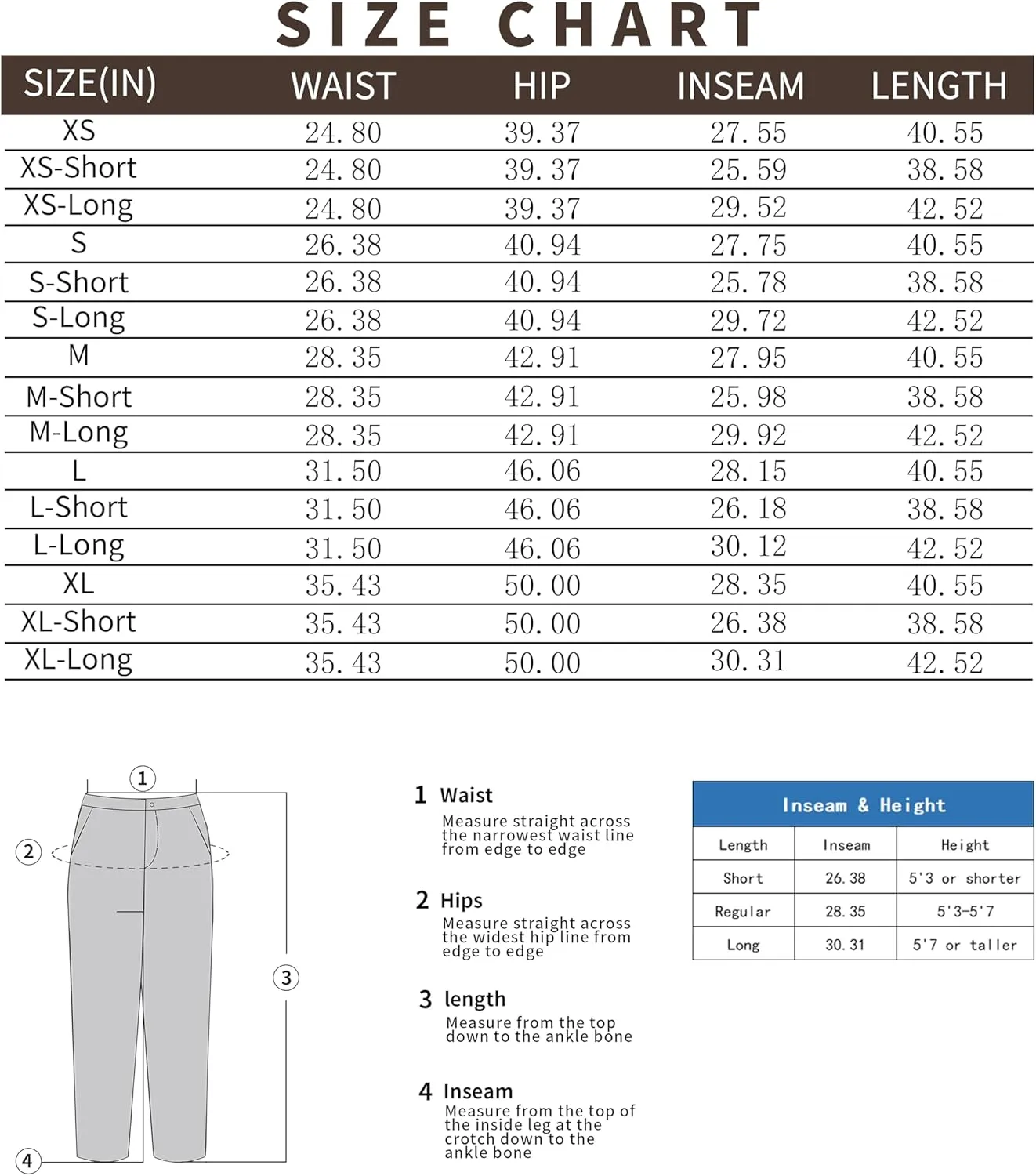 Women Wide Leg High Waist Wide Leg Pants Loose Fit Back Elastic Waist Pleated Front Trousers for Work Casual