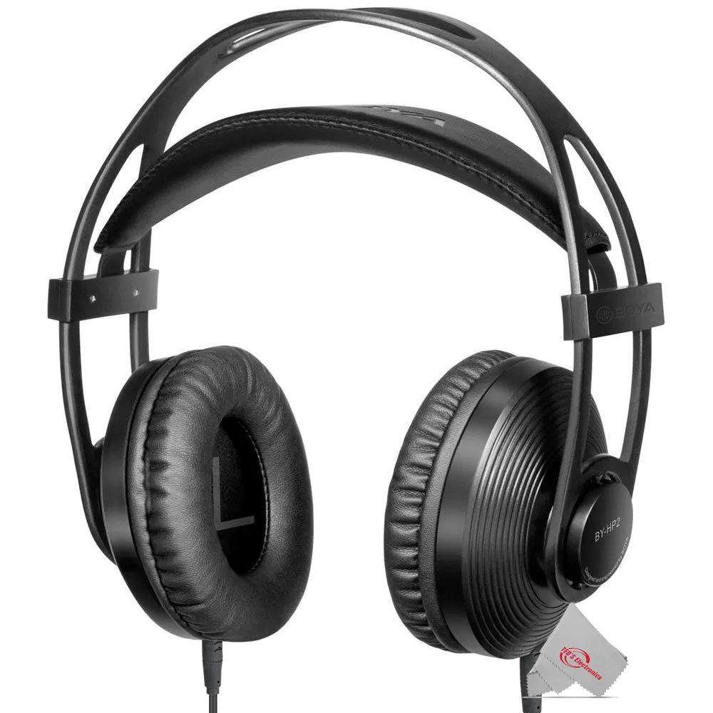 Zoom GCE-3 Guitar Lab Circuit Emulator with Boya BY-HP2 Professional Over-Ear Hi-Fi Monitor Headphones