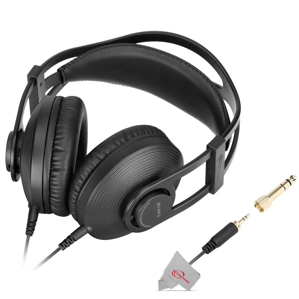 Zoom GCE-3 Guitar Lab Circuit Emulator with Boya BY-HP2 Professional Over-Ear Hi-Fi Monitor Headphones